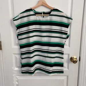 Halogen cap sleeve blouse